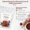 Z Natural Foods Organic Cacao Powder – Unsweetened Nutrient-Dense Superfood for Healthy Aging – Extra-Rich Dark Chocolate Flavor Perfect for Chocolate Recipes, Shakes or Smoothies, 1 lb(5 Pounds)