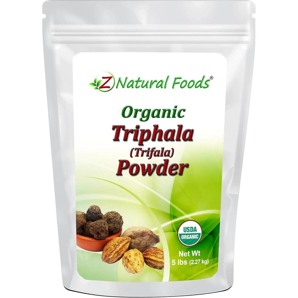 image:imageOrganic Triphala Trifala Powder  Healthy Digestion  Gentle Natural Cleanse amp  3 Ayurvedic Foods  Raw Non GMO Gluten Free Vegan 1 lb80 Ounce Pack of 1