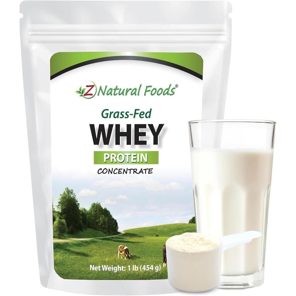 image:imageZ Natural Foods GrassFed Whey Protein Concentrate  Clean Whey Protein Powder from New Zealand  Cold Processed Pure Whey Protein with Essential Amino Acids for Nutrition amp Fitness Unflavored 5 lbsUnflavored