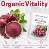 Organic Beet Root Powder – Red Superfood Supplement for Drinks, Juice, Smoothies Recipes – All Natural, Vegan, Non GMO, Gluten Free, Kosher – Bulk 5 lb Size(Beet Root)