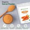 Organic Beet Root Powder – Red Superfood Supplement for Drinks, Juice, Smoothies Recipes – All Natural, Vegan, Non GMO, Gluten Free, Kosher – Bulk 5 lb Size(Carrot)