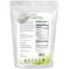 Organic Erythritol – Zero Calorie Alternative Sweetener – Low Glycemic Sugar Substitute – Great for Coffee, Tea, Drinks, Shakes, Cooking & Baking Recipes – Vegan, Non GMO & Gluten Free – 1 lb(1 Pound)