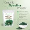 Z Natural Foods Chlorella Powder, Cracked Cell Wall Plant Protein, Blue Green Algae Superfood Powder, Perfect for Smoothies, Drinks, Recipes, Raw, Non GMO, Gluten Free, Vegan, 5 lbs(Spirulina)