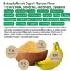 Z Natural Foods Organic Banana Flakes – Crisp Ripe Bananas for Potassium & Fiber Support, Digestive Health, Skin Glow – Natural Flavor & Dried Flake, Mix in Smoothies Yogurt Cereal & Recipes, 5 lbs(5 Pounds)