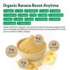 Z Natural Foods Organic Banana Powder, Fiber Supplement for Glowing Skin and Enhanced Immunity, Great in Juice, Smoothies, and Recipes, Non-GMO, Vegan, Gluten-Free, Kosher, 5 lbs(Banana)
