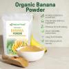 Z Natural Foods Organic Banana Powder, Fiber Supplement for Glowing Skin and Enhanced Immunity, Great in Juice, Smoothies, and Recipes, Non-GMO, Vegan, Gluten-Free, Kosher, 5 lbs(Banana)