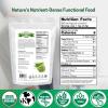 Z Natural Foods Organic Barley Grass Juice Powder – Made in USA, USDA Organic Nutrient-Dense Green Drink Mix for Energy, Detox with Amino Acids – Antioxidant Juice Blend for Water, Smoothies, 1 lb(Barley Grass)