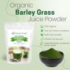 Z Natural Foods Organic Barley Grass Juice Powder – Made in USA, USDA Organic Nutrient-Dense Green Drink Mix for Energy, Detox with Amino Acids – Antioxidant Juice Blend for Water, Smoothies, 1 lb(Barley Grass)