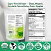 Z Natural Foods Organic Barley Grass Powder – USDA Organic Whole Food Green Blend for Energy Boost, Detox & pH Balance with Amino Acids, Minerals – Antioxidant Mix for Juice, Water, Smoothies, 1 lb(Barley Grass)
