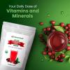 Z Natural Foods Organic Black Currant Juice Powder, Superfood Berry Supplement, Mix In Smoothies, Shakes, Tea, Cooking & Baking Recipes, Non GMO, Gluten Free, Vegan, Kosher, 1 lb(Cranberry Juice)