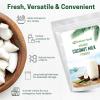 Z Natural Foods Organic Coconut Milk Powder – All-Natural Vegan Dairy-Free Alternative with MCTs – Unsweetened Coconut Creamer for Coffee & Smoothies – Gluten-Free, Non-GMO, 1 lb(Coconut Milk)