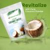 Z Natural Foods Organic Coconut Water Powder – Energy & Electrolyte Support – Perfect Pre/Post Workout – Vegan, Gluten-Free, Non-GMO, Kosher, NOT Freeze Dried Coconut Water Powder, 1 lb(1.0 Pounds)
