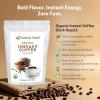 Z Natural Foods Organic Instant Coffee Powder – Rich Dark Roast Flavor, Arabica Instant Espresso Powder with Antioxidants to Boost Energy, Mood & Focus – Gourmet Coffee in Resealable Bag, 8 oz(3 Pounds)