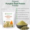 Z Natural Foods Organic Pumpkin Seed Protein Powder – Nutrient-Dense Fiber Supplement, Vegan Pumpkin Protein Powder for Hair Skin Nails Muscle Health – Ideal for Smoothies Shake Baking Recipes, 1 lb(Pumpkin Seeds)