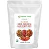 Sun Dried Organic 3 Berry Mix – Goji Berries, Golden Berry White Mulberry – Unsweetened No Sugar Added – Three Delicious Exotic Superfoods For Snacks Recipes – Raw Gluten Free – Bulk 5 lb Size(5 lb)