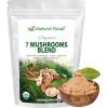 Z Natural Foods Organic 7 Sacred Mushrooms Blend – Lion’s Mane, Cordyceps, Chaga, Red Reishi, Shiitake, Maitake – Organic Mushroom Powder for Coffee, Smoothies, 1 lb(7 Ounce (Pack of 1))