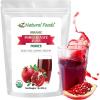 Z Natural Foods Organic Black Currant Juice Powder, Superfood Berry Supplement, Mix In Smoothies, Shakes, Tea, Cooking & Baking Recipes, Non GMO, Gluten Free, Vegan, Kosher, 1 lb(Pomegranate Juice)