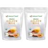 Z Natural Foods Organic Golden Milk Powder – Turmeric Superfood Blend, Mix In Coffee, Tea, Lattes, Smoothies Recipes – Non GMO, Vegan, Gluten Free – 1 lb(1 Pound (Pack of 2))