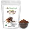 Z Natural Foods Organic Instant Coffee Powder – Rich Dark Roast Flavor, Arabica Instant Espresso Powder with Antioxidants to Boost Energy, Mood & Focus – Gourmet Coffee in Resealable Bag, 8 oz(3 Pounds)