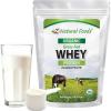 Z Natural Foods Organic Whey Protein Concentrate – Nutrient-Dense Grass Fed Whey Protein Powder – Cold Processed Pure Whey Protein with Essential Amino Acids for Nutrition & Fitness, Unflavored, 1 lb(Unflavored)