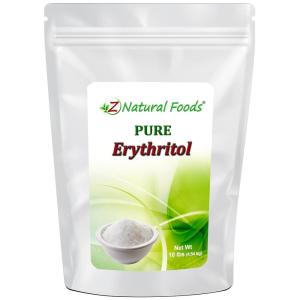 Erythritol – 10 lbs (1133 servings) Zero Calorie Natural Sweetener – Low Glycemic Alternative Sugar Substitute – Great for Baking, Coffee, Tea, Shakes – Non-GMO Gluten-Free(160 Ounce (Pack of 1))