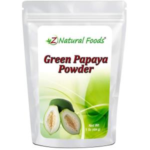 Green Papaya Powder – Support Healthy Digestion & Nutrient Absorption – Plant Based Vitamins & Enzymes – Natural Digestive Aid for Smoothie & Recipe – Unripe, Raw, Vegan, Gluten Free – Bulk 5 lb Size(Papaya)