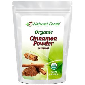 Organic Cinnamon Powder – Ground Cassia For Cooking Baking Recipes, Oatmeal, Coffee, Tea, Drinks Smoothie – Keto Diet Friendly – Raw, Non GMO, Gluten Free, Vegan, Kosher – Bulk 5lb Size(Cinnamon)
