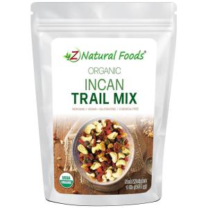Organic Incan Trail Mix – Raw Superfood Snack – Cashews + Sunflower Seeds + Dark Chocolate Chips + Pumpkin Seeds + White Mulberries + Goji Berries + Golden Berries – Non GMO Gluten Free – 1 lb