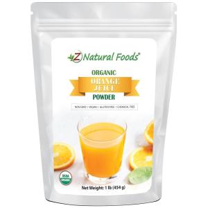 Organic Orange Juice Powder – All Natural Vitamin C Fruit Drink Mix – Immune System Booster – Mix In Shakes, Smoothies Cooking Recipes – Non GMO, Gluten Free, Kosher, Vegan – 1 lb