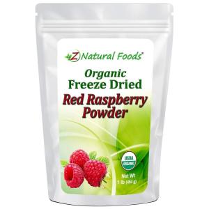 Organic Red Raspberry Powder – Freeze Dried Fruit Powder For Smoothie, Drinks, Baking Recipes – Powdered Berry Superfood – Unsweetened, Raw, Non GMO, Vegan, Gluten Free – 1 lb