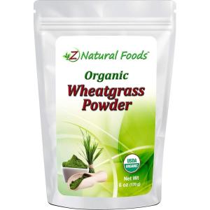 Organic Wheatgrass Powder – 100% Pure, Raw, Non-GMO, Vegan – Amazing Green Superfood For Smoothie, Juice, Shakes, Shots, Recipes – 6 oz