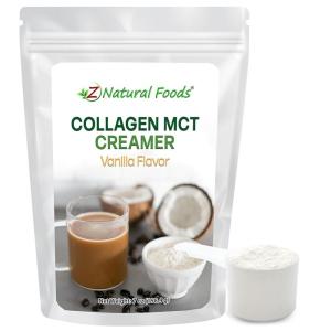 Z Natural Foods Collagen MCT Oil Creamer – Pure MCT Creamer Powder with Collagen Peptides – Collagen Creamer for Coffee, Tea & Culinary Use – Healthy Creamer, Keto & Paleo Friendly, Vanilla, 5 lb(Vanilla)