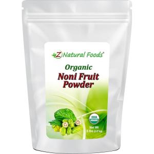 Z Natural Foods Noni Fruit Powder – Organic Raw Non-GMO Gluten-Free Superfood – Supports Healthy Digestion & Energy – Packed with Essential Nutrients & Antioxidants – Mix with Drinks & Recipes, 1 lb(80 Ounce (Pack of 1))