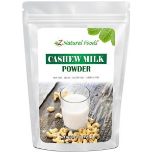 Z Natural Foods Unsweetened Cashew Milk Powder – Plant/Nut Milk For Healthy Heart, Bones, Skin – Substitute for Cashew Butter – Gluten-Free, Kosher, Non-GMO, Vegan, Dairy-Free, 1 lb(Cashew Milk)